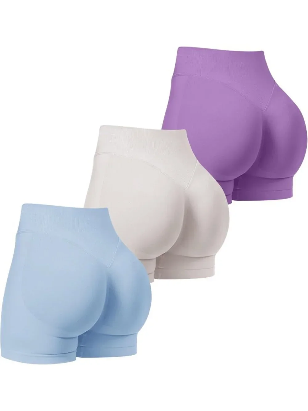 Women’s Scrunch Butt Lifting Gym Shorts | Workout Booty Shorts for Fitness